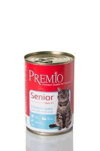 פרמיו מעדן לחתול-פטה סניור עוף 400 גרם