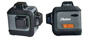 פלס לייזר ירוק היקפי 3 קווים Hunter | 3D