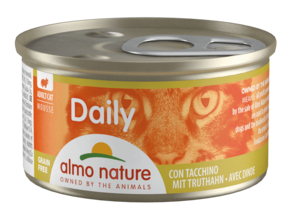 אלמו דיילי שימורי מוס לחתול עם הודו 85 גרם