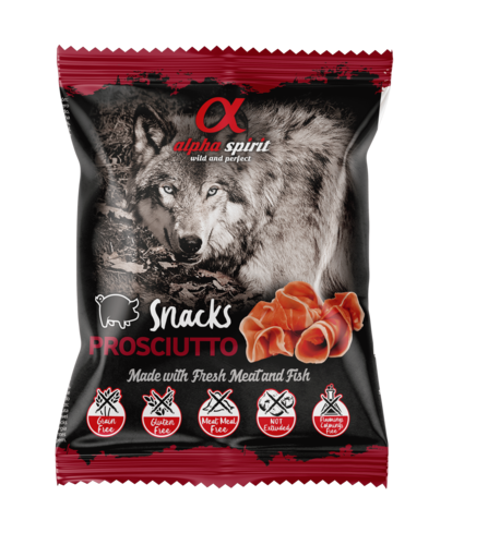 אלפא ספיריט חטיף לכלב - קוביות חזיר 50 גר'