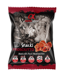 אלפא ספיריט חטיף לכלב - קוביות חזיר 50 גר