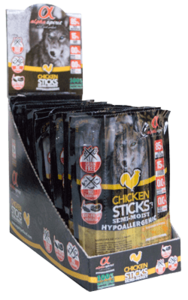 א.ספיריט גליל מקלות - עוף לכלב 160 גר