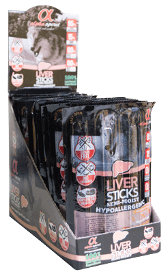 אלפא ספיריט חטיף לכלב - גליל מקלות כבד 160 גר'