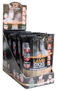 אלפא ספיריט חטיף לכלב - גליל מקלות כבש 160 גר 