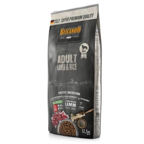 4002633533494 Belcando מזון יבש לכלבים בוגרים בטעם כבש ואורז 12.5 קג