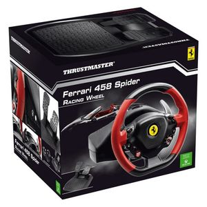 Thrustmaster Ferrari 458 Spider Racing Wheel Xbox One/ Series X/S הגה אקס בוקס כולל דוושות  