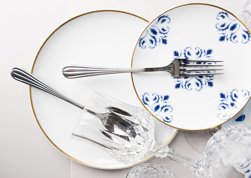 מזלג שולחן DUO פסים 18/10 Belo Portugal