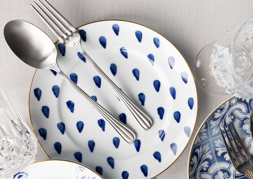 כף שולחן DUO פסים 18/10 Belo Portugal