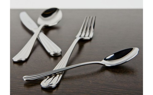 כפית תה DUO פסים 18/10 Belo Portugal