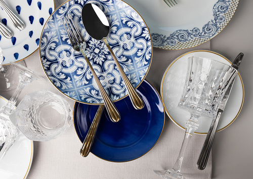 כף שולחן DUO זהב וינטאג' 18/10 Belo Portugal