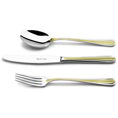 כפית תה DUO זהב וינטאג' 18/10 Belo Portugal