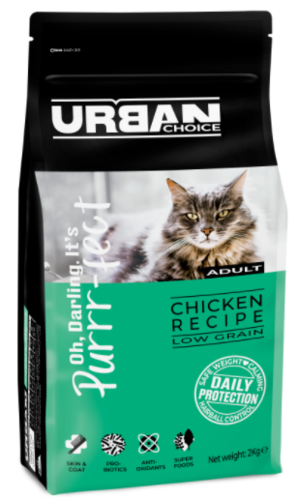 אורבן צ'ויס חתול בוגר עוף 12 ק