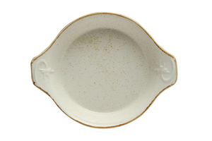 צלחת שקשוקה/לזניה 17 ס"מ צבע בז