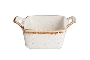 קערית רטבים עם שתי ידיות 10 ס"מ צבע בז