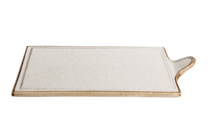 פלטת הגשה עם ידית 21X27 ס"מ צבע בז