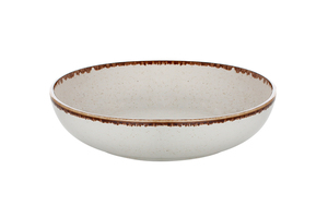 צלחת עמוקה 17 ס"מ צבע בז