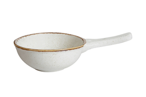 קערת ווק עם ידית 16 ס"מ צבע בז