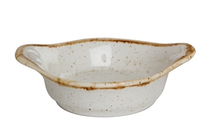 קערית רטבים עם שתי ידיות 8 ס"מ צבע בז