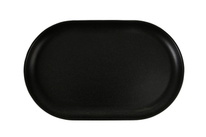 צלחת אליפסה 32 ס"מ צבע שחור גרפיט Alumilite Seasons