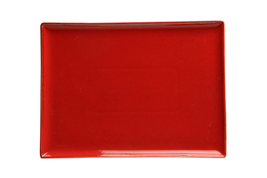 פלטה מלבנית 35X25 ס"מ צבע אדום Alumilite Seasons