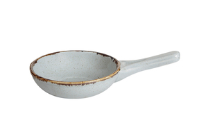 קערת ווק עם ידית 14 ס"מ צבע אפור בהיר Alumilite Seasons