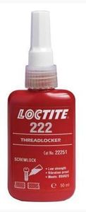 לוקטייט 222 (50 מ"ל) - נועל תבריגים חוזק נמוך