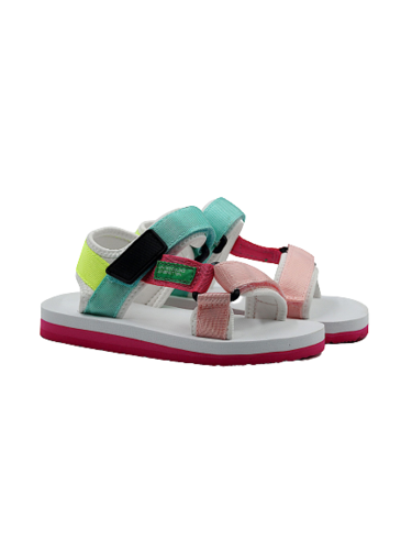 סנדלי רצועות לילדות של בנטון בצבעי קיץ Benetton Reef Multi kids' sandals