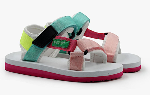 סנדלי רצועות לילדות של בנטון בצבעי קיץ Benetton Reef Multi kids' sandals