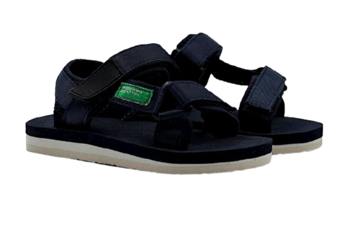סנדלים רצועות לילדים  של בנטון בצבע כחול Benetton Reef navy kids' sandals
