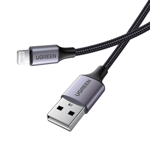 ugreen USB מאושר אפל שזור שחור 1 מטר