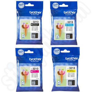 סט ראשי דיו מקורי Brother LC3213 ברדר