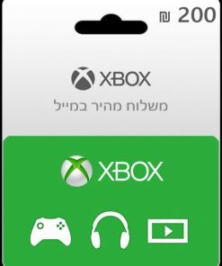 200 ILS - שקלים כסף לאקס בוקס לייב