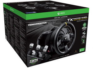 Thrustmaster TX RW Leather Edition OX Series X/S One & PC Windows הגה מרוצים מהדור החדש כולל דוושות  