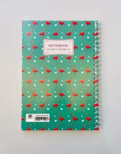 מחברת ספירלה 120 דף פלמינגו שורה A4 