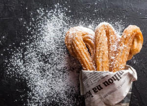 צ'ורוס-מוכן לטיגון 1 קג .פרווה/טבעוני