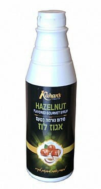 סירופ למשקאות בטעם אגוזי לוז(670 גר)בקבוק לחיץ ונוח גובאני