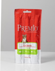 פרמיו Premio חטיף מקלות לחתול-קטניפ 15 ג'