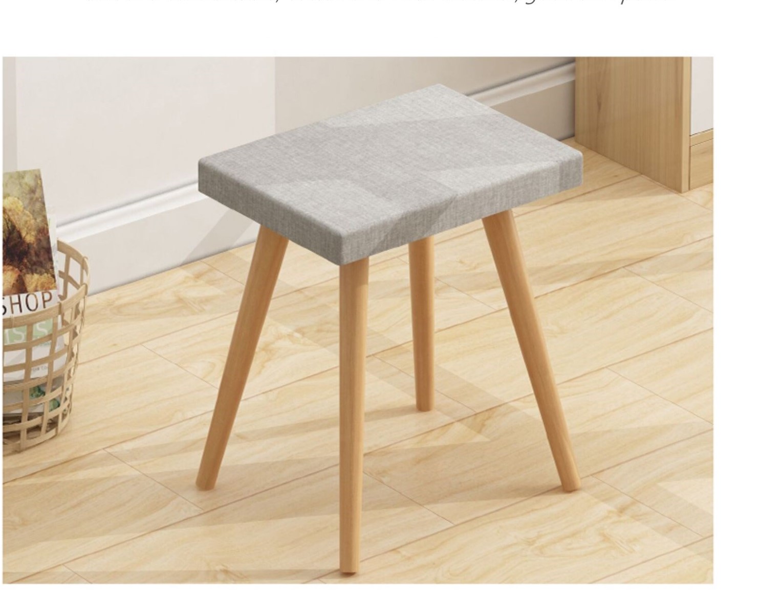 כיסא שרפרף אפור