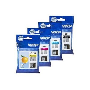 סט ראשי דיו מקוריים Brother LC3211 ברדר