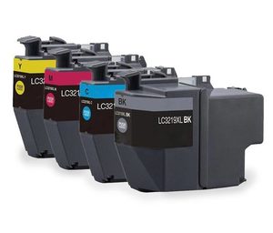 סט 4 ראשי דיו תואמים Brother LC3219XL ברדר