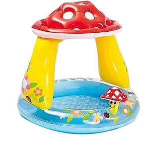 בריכת פטריה עגולה מתנפחת INTEX