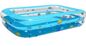 בריכה מלבנית מודפסת מתנפחת 