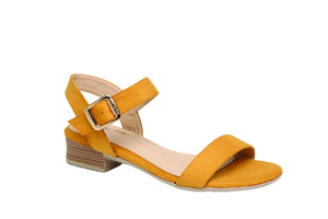 סנדל עקב קטן בצבע צהוב | 36-41 | 177 aeroflexy