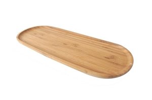 מגש שירות והגשה אובלי 33x13x2 ס"מ Latte