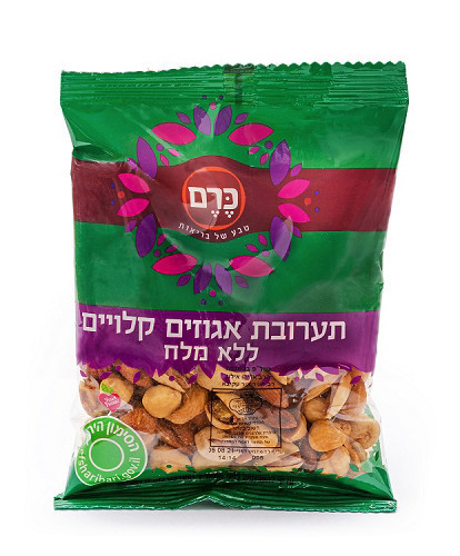 תערובת אגוזים קלויים ללא מלח (150 גר)