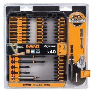 סט מקצועי 40 יח ביטים חזקים לאימפקט במארז קשיח DEWALT IMPACT TORSION 