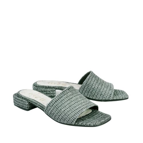 כפכפים פתוחים לנשים עם עקב קטן בצבע אפור | 36-42 | MIZU