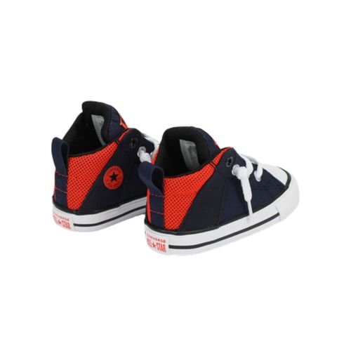 נעלי סניקרס אולסטאר גבוהות לתינוקות בצבע כחול/כתום  קיים במידות 20-26