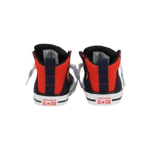 נעלי סניקרס אולסטאר גבוהות לתינוקות בצבע כחול/כתום  קיים במידות 20-26