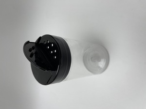 צנצנת פלסטיק ריקה M + מכסה 